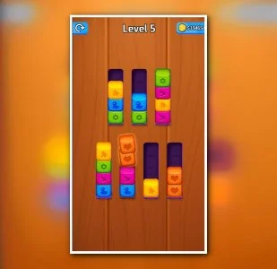 Color Wood Sort Merge Puzzle