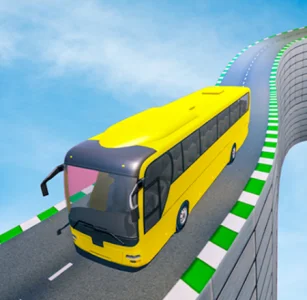 Impossible Advanced Bus Driving - Crazy Mega Stunt