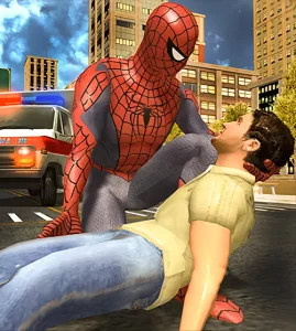 Rope Master Flying Spider - Superhero Rescue Mission