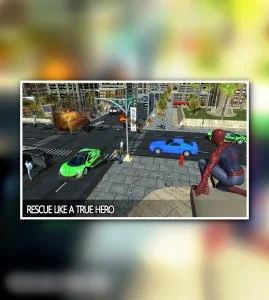 Rope Master Flying Spider - Superhero Rescue Mission