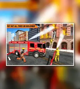 American Fire Fighter Truck: City Emergency Rescue