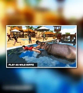 Angry Hippo Attack Simulator