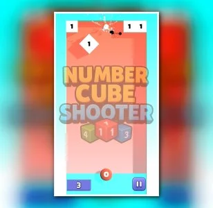 Number Cube Shooter - Puzzle Mobile Unity Game