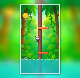 Panda Climb Escape Casual Game Unity