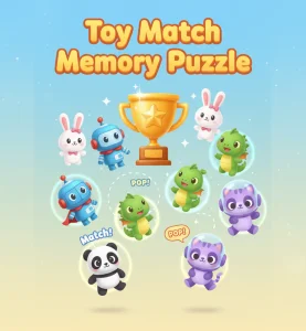 Toy Match Memory Puzzle