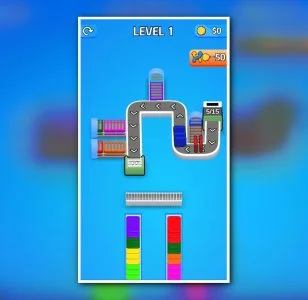 Card Factory Sort Puzzle 3D