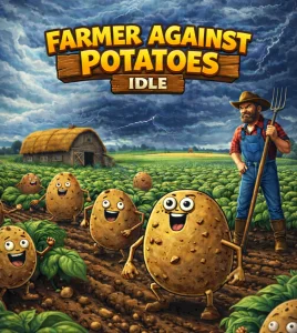 Farmer Against Potatoes Idle