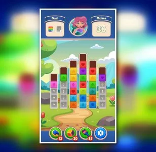 Sort Match Color Puzzle | Template + Editor