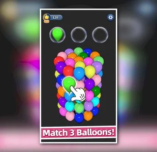 Balloon Triple Match: Match 3D