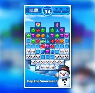 Jewel Ice Mania: Match 3 Puzzle