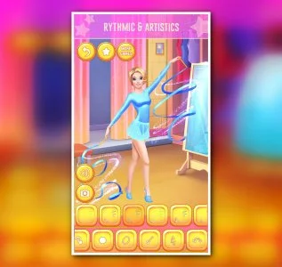 Gymnastics Girls Dress Up Game