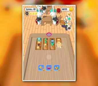 Foodie Sort Puzzle