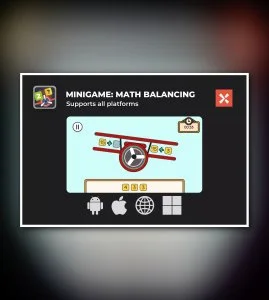Math Balancing Game Template