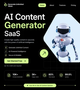 AI Content Generator SaaS