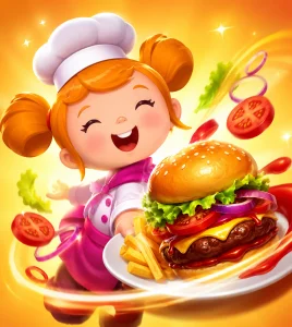 Burger Maker Snack Restaurant Chef