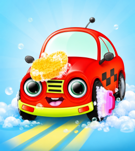 Kids Car Wash Salon Service Workshop
