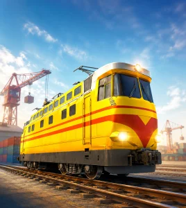 Subway Train Transport 3D