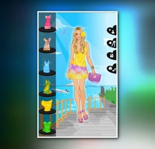 Brazil vacation dress up game