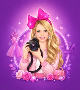 Floral Summer dress up game