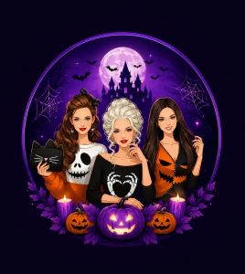 Halloween dress up game