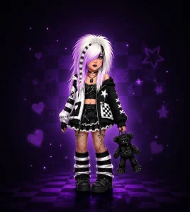 Emo dress up game