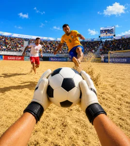 Soccer Goalkeeper Beach Football Cup