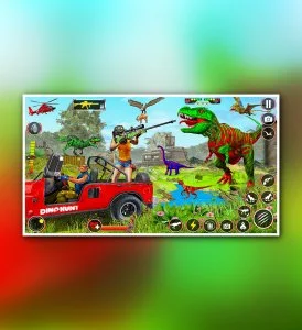 Dino Family 3D Hunting Games