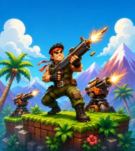 Steel Force - 2D Shooter Game