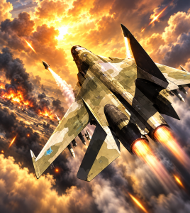 Sky Wars After Burner Fighter