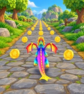 Flying Dino Dragon World Run