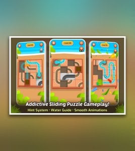 Water Flow 3D Puzzle Game - Complete Game Template (5,700+ Levels)
