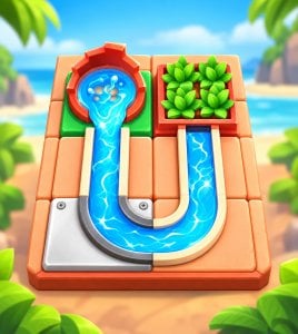 Water Flow 3D Puzzle Game - Complete Game Template (5,700+ Levels)