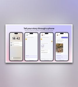 Pocketline — Phone Story Template
