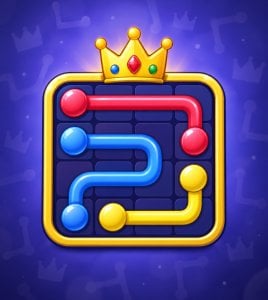Link Crown - Color Connect Puzzle Game