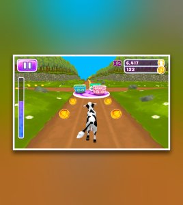 Pet Runner Dog Run Farm Game