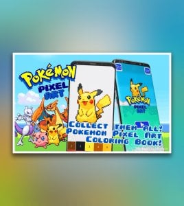 Pokemon – Color By Number Pixel Art
