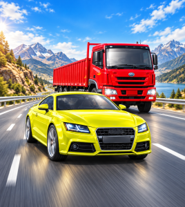 Highway Traffic Racer Car 3D