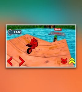 Spiderman Racing Fever Bike Stunt