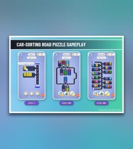 Car Sort - Unity Sorting Puzzle Template