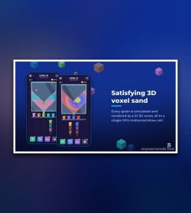 Voxel Sand: 3D Sort Puzzle