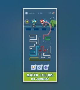 Zombie Arrow Strike - Unity Puzzle Game